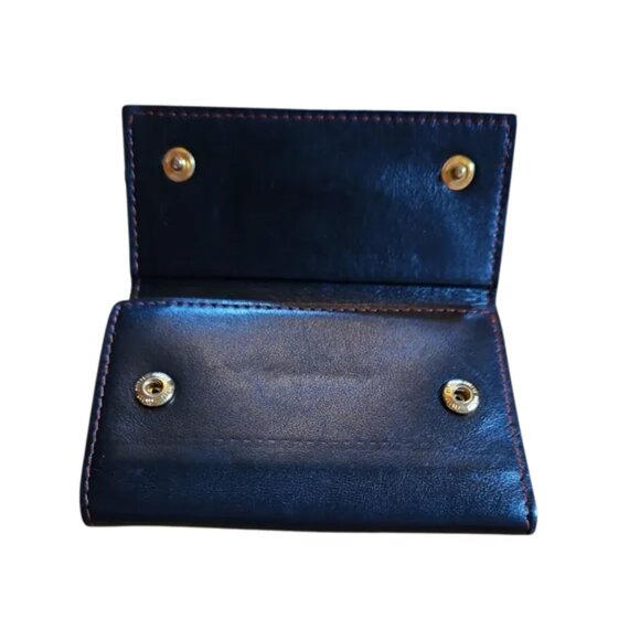 Miu Miu Black and Red Leather 6 Key Holder Wallet - Picture 3 of 10